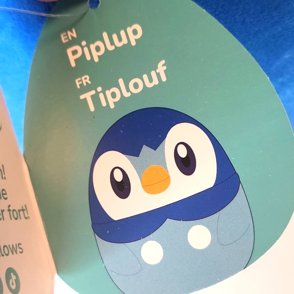 PIPLUP 🐧 20" Pokémon X Original Squishmallow by Kelly Toy ☆》NWT《☆ - Picture 4 of 8